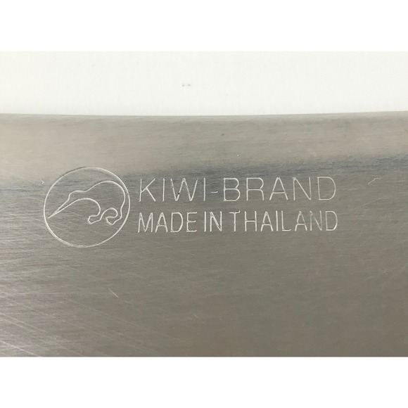 Kiwi Brand Mini Cleaver Knife Chopper Thai Made Stainless Steel Wood‎ Handle - Picture 8 of 13